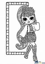 Lol Omg Coloring Pages Diva Lady Kolorowanki Dolls Remix Print Surprise Popular Drawing sketch template
