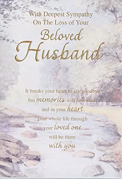 With Deepest Sympathy On The Loss Of Your Beloved Husband Sympathy