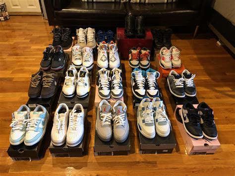 fs sneaker collection  pairs retro jordan nike dunk sb air max vnds ds size