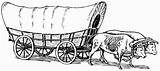 Conestoga Carreta Schooner Carretas Wagons Pioneer Westward Clearance August Latest Caballo Wagen Antigua sketch template