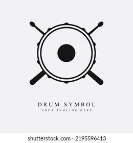 drum snare logo symbol icongraphicvector stock vector royalty