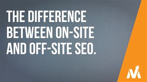 difference   site   site seo youtube