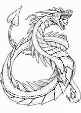Drachen Drache Japanischer sketch template