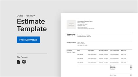 residential construction estimate template guide houzz pro
