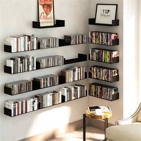 bali  shape floating shelves wall bookshelf metal  length set