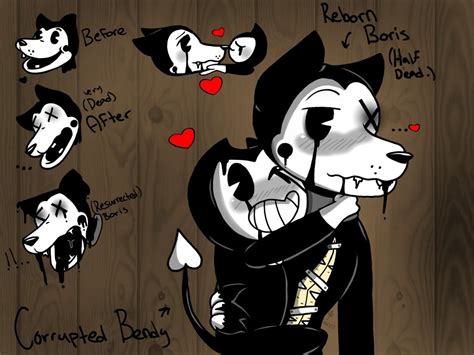 stages of boris and bendy by yaoilover113 on deviantart