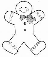 Gingerbread Coloring Boy Cookie Pages Getcolorings Printable Color sketch template