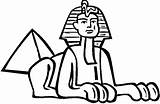Sphinx Egypt Egyptian Esfinge Splendor Wecoloringpage Egipto Clipartmag Dibujosa sketch template