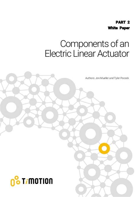 components   electric linear actuator