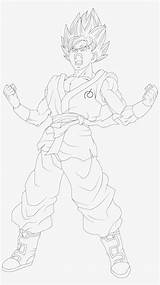 Coloring Kaioken Ssgss Sketch sketch template