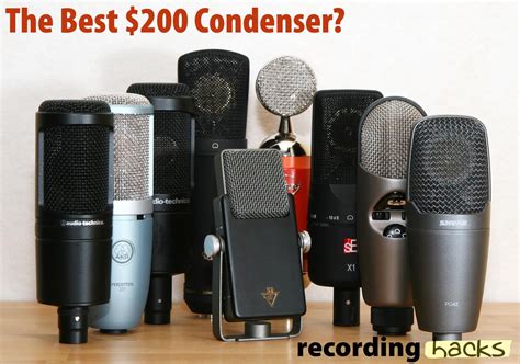 podcasting condenser mics recording hacks
