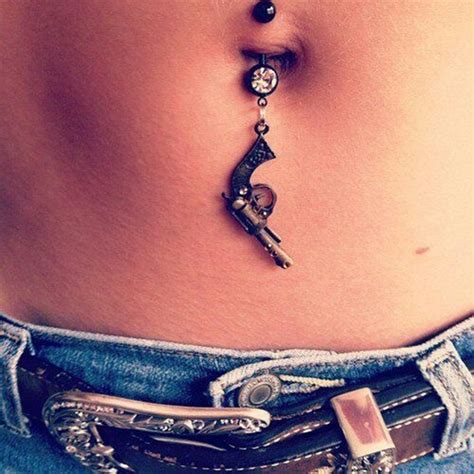 40 Beautiful Examples Different Belly Button Piercings