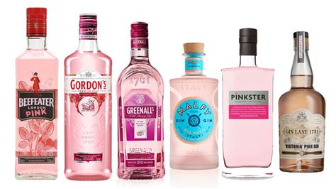 pink gins    rise  gin cocktails pink cocktails pink drinks cocktail drinks