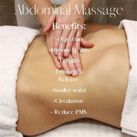 Benefits Of Abdominal Massage Advice I Give Myself
