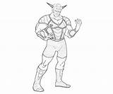 Ginyu Captain Coloring Profil Pages Another sketch template