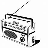 Radio Drawing Old Boombox Clipart Tower Drawings School Clipartmag Paintingvalley sketch template