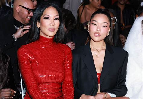 Kimora Lee Simmons And Daughter Ming Lee Match In Red And Heels At Nyfw