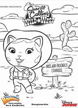 Coloring Sheriff Callie Colouring Pages Disney Junior Activities Hugglemonster Henry Singapore Related Popular sketch template