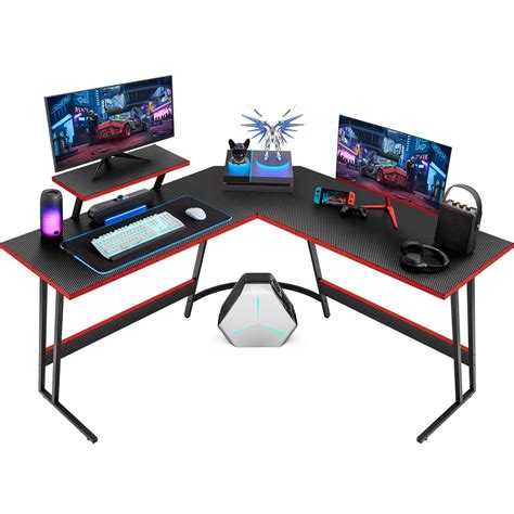 buy homall  shaped gaming desk computer corner desk pc gaming desk table  large monitor