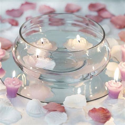 floating candle glass bowls floating candles bowl wedding party centerpieces floating candles