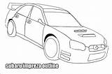 Subaru Outline Impreza Dragnet Deviantart 2005 Deviant sketch template