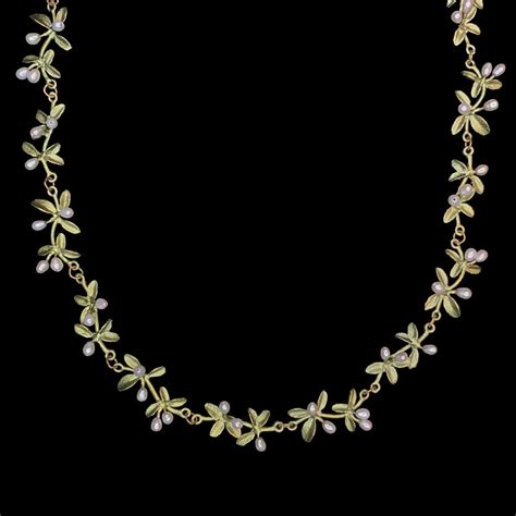 flowering thyme necklace michael michaud us