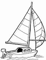 Coloring Pages Boat Kids Sailboat Printable Transportation Color Boats Transport Bateau Coloriage Water Cliparts Clipart Sherriallen Attribution Forget Link Don sketch template