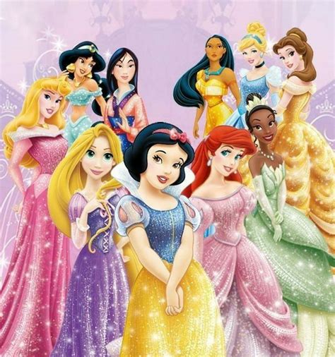Jasmine Mulan Pocahontas Cinderella Belle Aurora Rapunzel