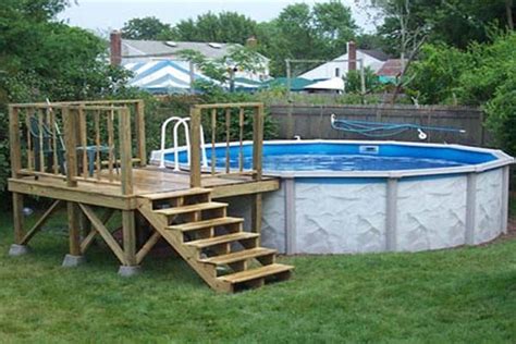 deck plans   ground pools  prices outdoors