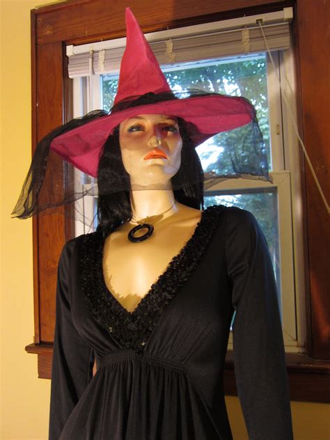 vintage 70s deep v sexy wicked witch gothic bride black maxi dress