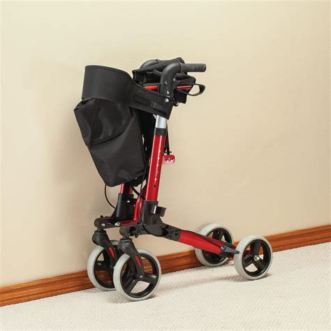 euro style rollator deluxe foldable walker supports  pounds ebay