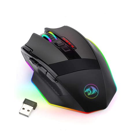 buy redragon  gaming mouse led rgb backlit mmo  programmable