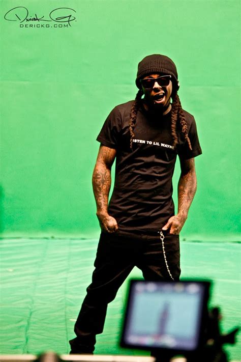 pictures behind the scenes from lil wayne s “drop the