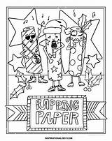 Rapping sketch template