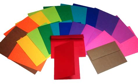 blank multi colored note cards  matching envelopes etsy
