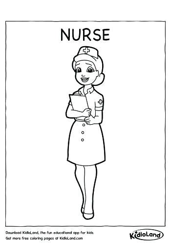 nurse coloring pages  preschool  getdrawings