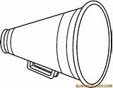 Megaphone Cheerleader Haley Timberlake sketch template