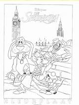 Speurneuzen Kleurplaten Basil Raton Disneykleurplaten Disneymalvorlagen Disneydibujos Animaatjes Downloaden sketch template