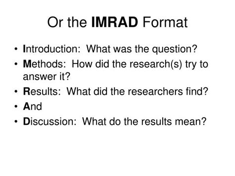 format  imrad thesis wondrous imrad format research paper sample