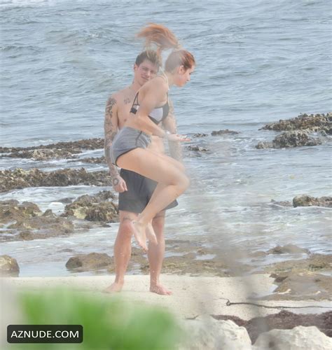 bella thorne does yoga for her sex tape on the beach in