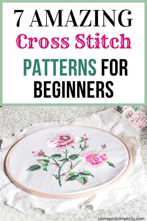 amazing cross stitch patterns  beginners saving simplicity