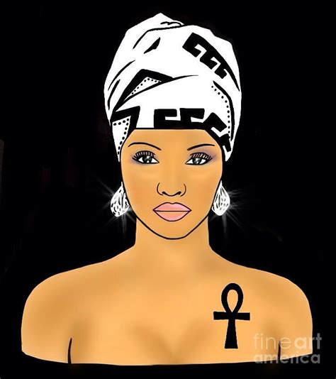 nubian goddess digital art  respect  queen fine art america