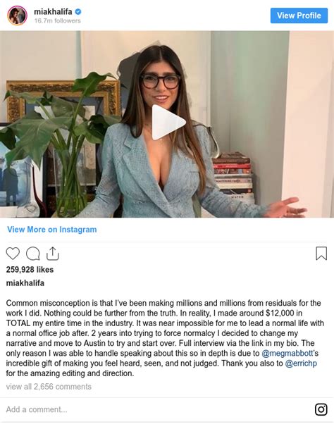 Mia Khalifa Shock Pipo As She Say She Make Only 12 000 From Acting