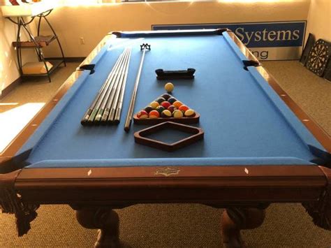 solo® norman oklahoma norman beautiful blue felt pool table 2