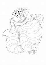 Cheshire Coloring1 sketch template