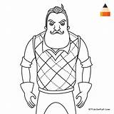 Neighbor Hello Neighbour Draw Coloring Pages Game Kids Print Color Drawings House Family Creepy Getdrawings Popular Sketch Letsdrawkids Search Neighbors sketch template