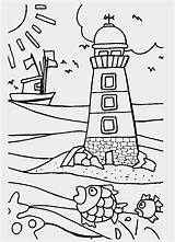Zomer Malvorlagen Kleurplaten Leuchtturm Vakantie Kleurplaat Sommerferien Mewarnai Musim Lighthouse Panas Animasi Coloriage Malvorlage Strand Bergerak Dete Drucken Ausdrucken Vorlagen sketch template