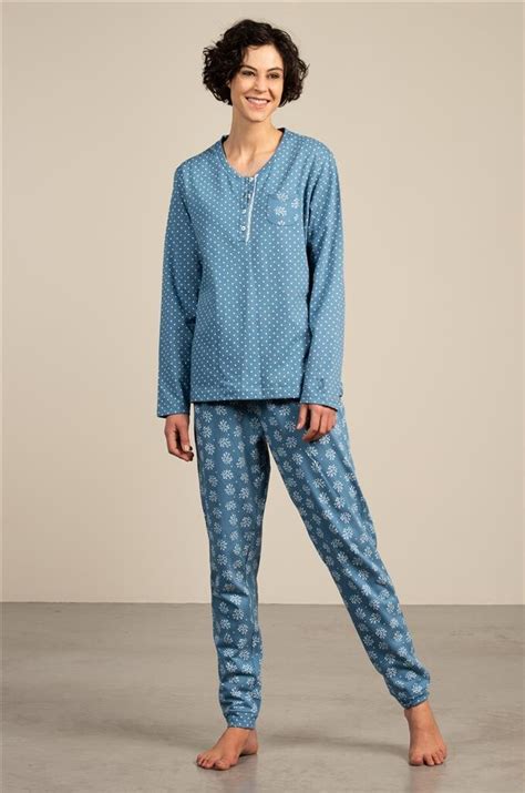 eskimo dames pyjama bibi gemoltoneerd
