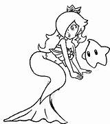 Princess Rosalina Coloring Pages Mermaid Seekpng Daisy Automatically Start Click Doesn Please If sketch template