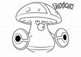 Pokemon Coloring Pages Amoonguss Printable Kids sketch template